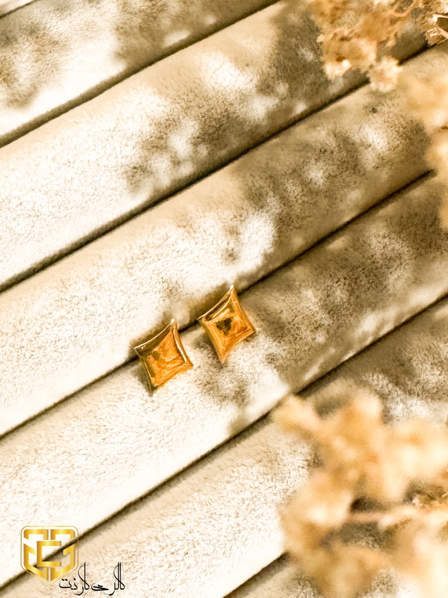 گوشواره میخی لوزی